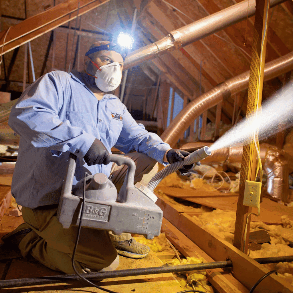 Residential Pest Control Program with Attic Dusting (Initial Fee)